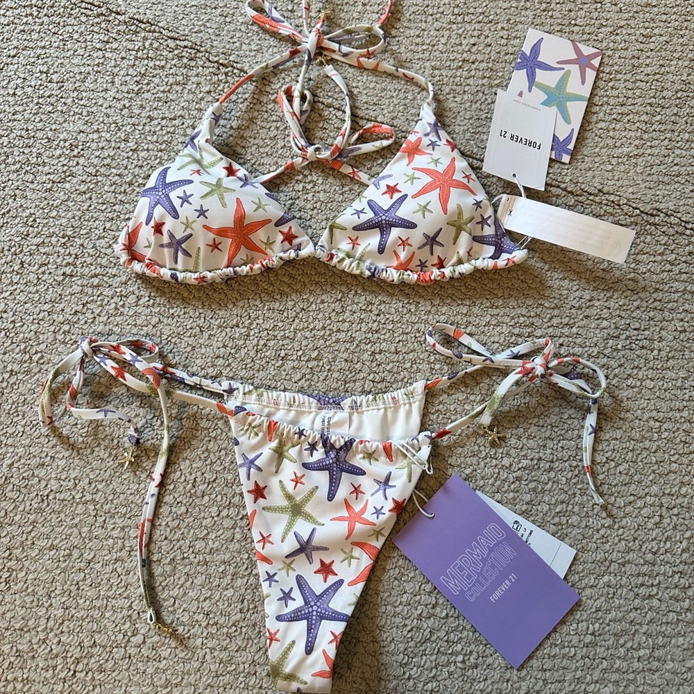 NWT starfish bikini